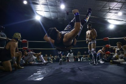 En la última pelea participaron 21 luchadores.