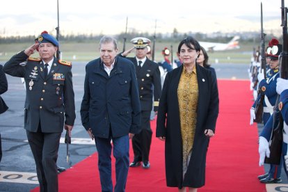 Edmundo González fue recibido por el gobierno de Ecuador.