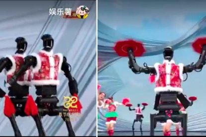 Robots sorprendieron al mundo al protagonizar el baile tradicional chino Yangge.