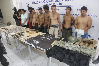 Los detenidos fueron puestos a órdenes de las autoridades judiciales.