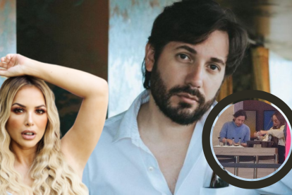 Víctor Aráuz y Érika Vélez fueron captados juntos