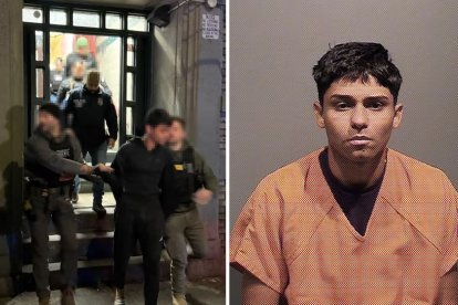 Captura de Anderson Zambrano en un conjunto residencial de Nueva York.