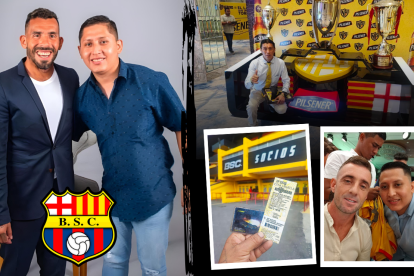 Hinchas de Barcelona SC.