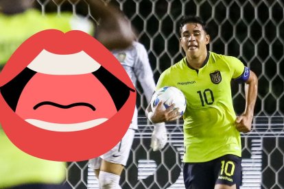 Kendry Páez hizo un gol ante Brasil en el Sudamericano sub 20.