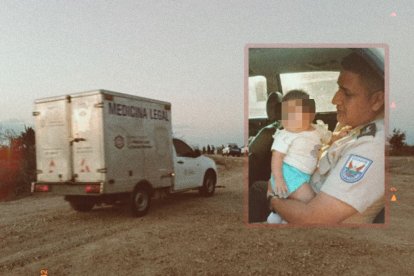 La bebé de ocho meses fue rescatada por policías de la provincia de Santa Elena.