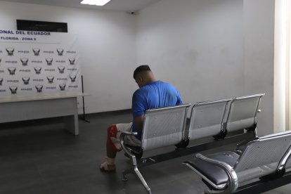 El presunto sicario fue detenido por la policía.