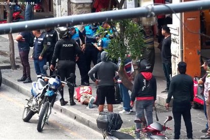 El presunto hecho delictivo se registró en el centro de Guayaquil este 3 de febrero.