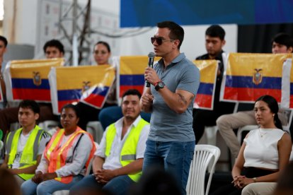 El presidente de Ecuador, Daniel Noboa.