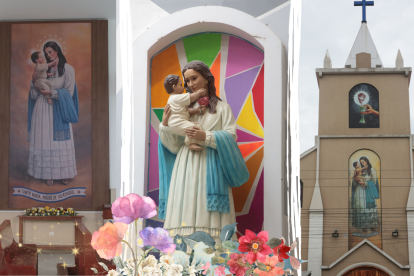 El Santuario de la Virgen fue levantado durante la pandemia para fomentar la devoción a la advocación mariana porteña.