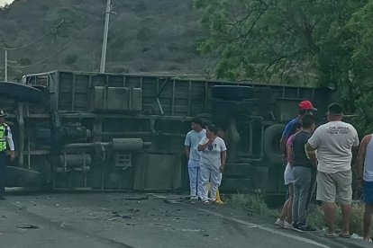 El accidente de tránsito se registró en Manabí.