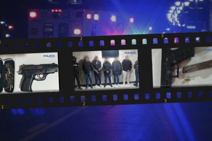 Los sospechosos y las evidencias fueron llevados ante las autoridades competentes.