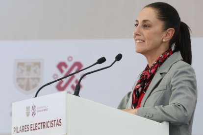 La presidenta de México, Claudia Sheinbaum, en una foto de archivo.
