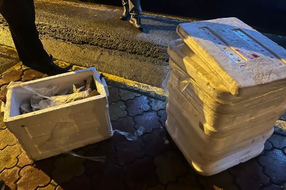 La mujer fue capturada con varios gramos de marihuana.