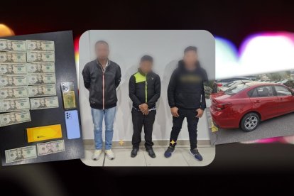 Los sospechosos fueron detenidos luego de un robo, según la Policía.