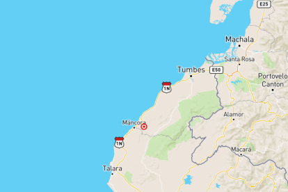Sismo con epicentro en Perú se sintió en Ecuador.