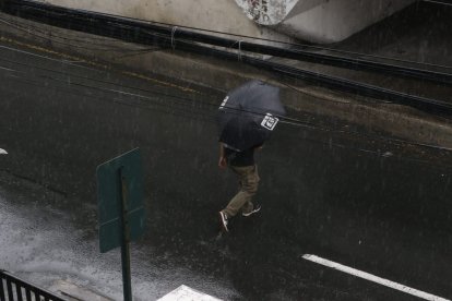 Intensas lluvias en Guayaquil este miércoles 5 de febrero de 2025.
