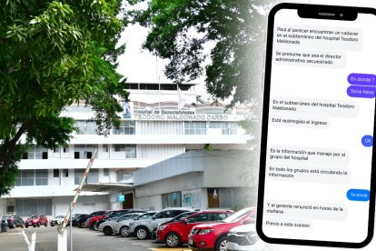 El hospital está ubicado en el sur de Guayaquil.