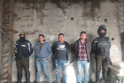Los sospechosos intentaron huir de la Policía.