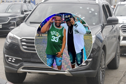 En este vehículo se encontraban los músicos urbanos Chicho y Kutty.