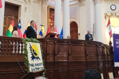 La sede del Parlamento Andino se halla en Bogotá.
