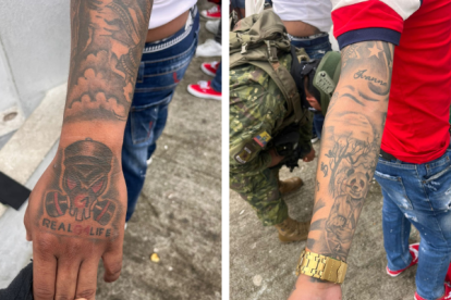 La Policía requisó a los ciudadanos por el presunto vínculo con una banda venezolana.