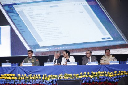 Las autoridades del Consejo Nacional Electoral. (CNE).