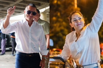 Daniel Noboa y Luisa González lideran los exit poll.
