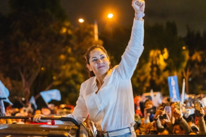 Luisa González es la candidata presidencial de la Revolución Ciudadana.