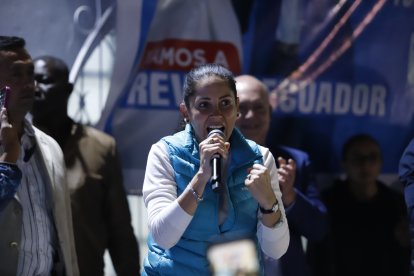 Luisa González, candidata presidencial en Ecuador.