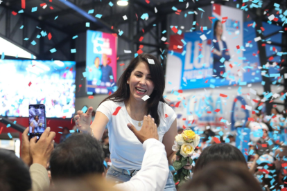 Luisa González se enfrentará a Daniel Noboa en la segunda vuelta electoral de 2025.