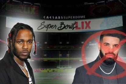 La rivalidad entre Kendrick Lamar y Drake se intensifica en el Super Bowl.