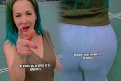 La presentadora tampoco había votado antes en su natal España.