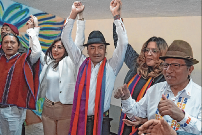 Luego de formar parte de paralizaciones nacionales, Pachakutik es la tercera fuerza política.