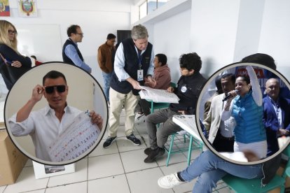 Daniel Noboa agradeció a sus simpatizantes por redes sociales, mientras que Luisa González celebró su paso a segunda vuelta en la sede de su partido.