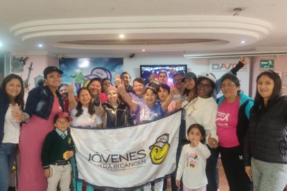 Parte de los integrantes de la fundación que está teniendo problemas por la falta de recursos.