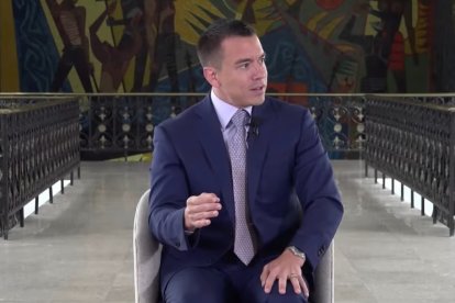 El presidente Daniel Noboa habló sobre proyectos si gana la segunda vuelta.