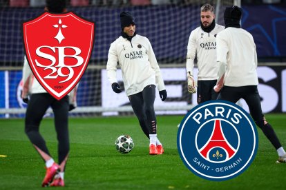 El PSG visita al Brest por los playoffs de la Champions League.