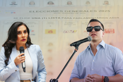 Daniel Noboa se muestra firme al hablar sobre la distancia con Verónica Abad.