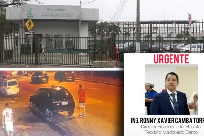 Desde 2024, Ronny Camba desempeñaba el cargo de gerente administrativo en este hospital.