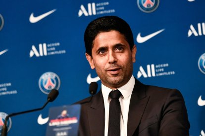 Nasser Al Khelaifi, presidente del París Saint-Germain.