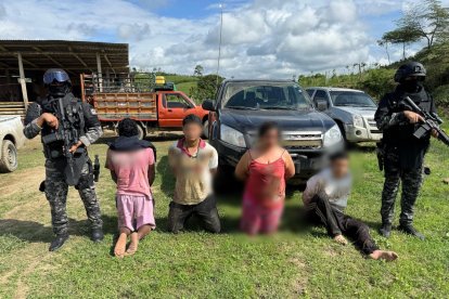 Los detenidos fueron puestos a órdenes de las autoridades.