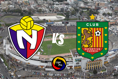 El Nacional y Deportivo Cuenca se enfrentan en la fecha 1 de la LigaPro 2025.