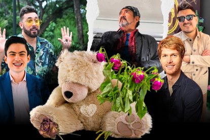 Daniel Merlo, Chicho Trujillo, Andrés Garzón, Álex Plúas y Kevin Rubio