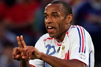 Thierry Henry, exdelantero campeón del mundo con la selección de Francia en 1998.
