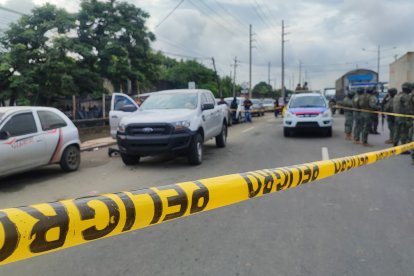 El atentado ocurrió en plena vía a Daule.