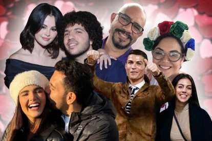 Las parejas aprovecharon la fecha para dedicar mensajes a quienes aman.