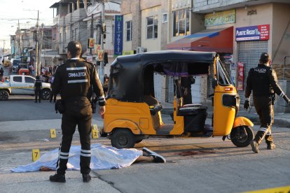 La víctimas se movilizaban en una tricimoto cuando fueron atacadas.