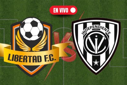 Libertad FC de local ante Independiente del Valle.