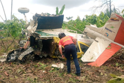 Se trata de una avioneta de fumigación.