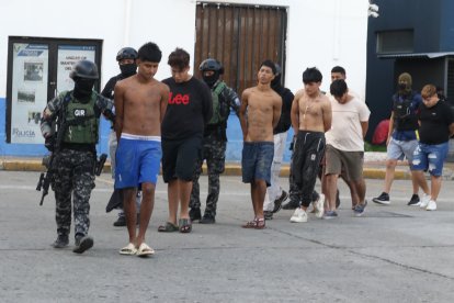 La Policía logró la detención de la banda de secuestradores.